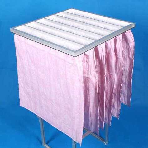 中效袋式過(guò)濾器_粉色